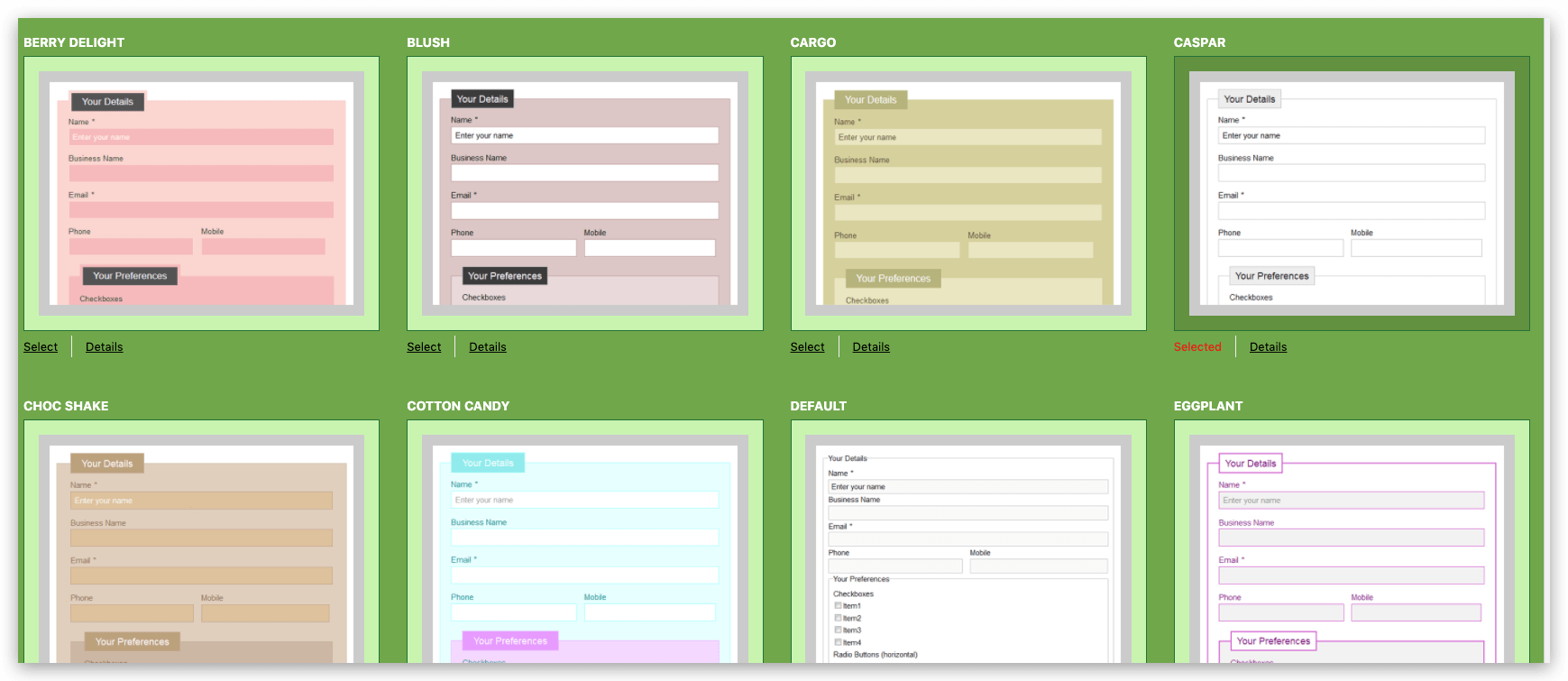 contact form 7 setting