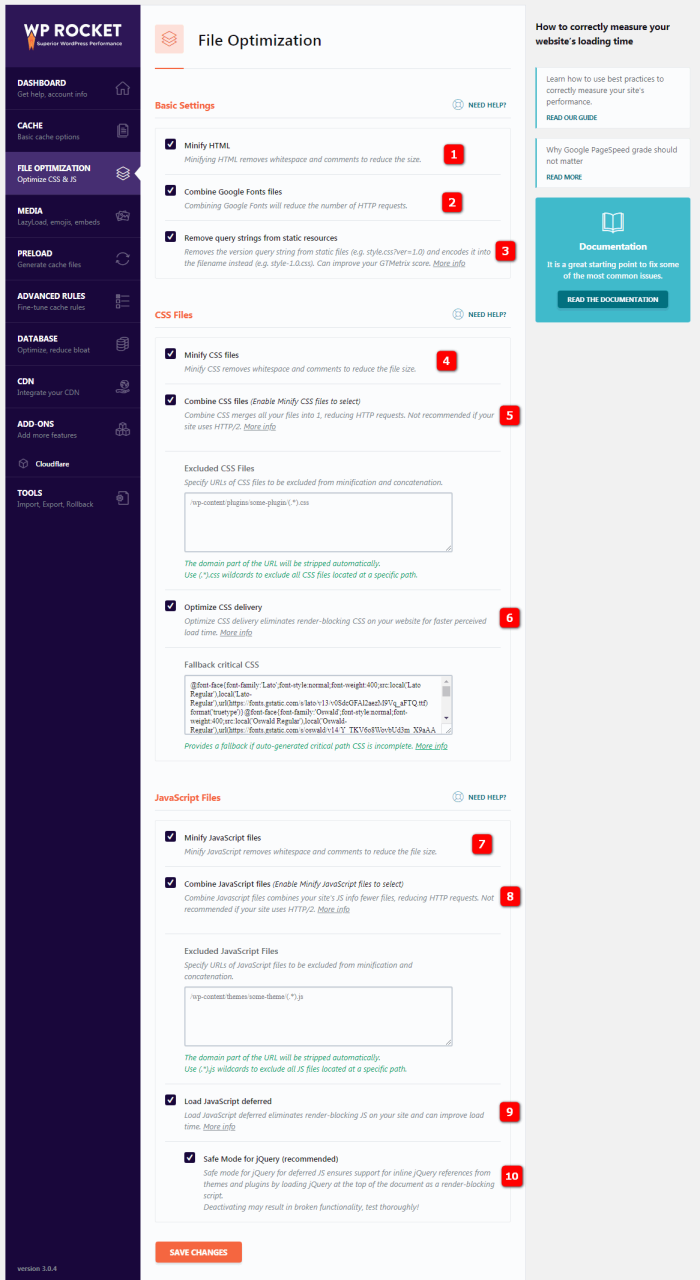wp-rocket-file-optimization-settings wp-rocket-file-optimization-settings