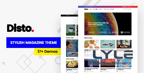 Disto - WordPress 博客杂志主题 V2.3-LyleSeo