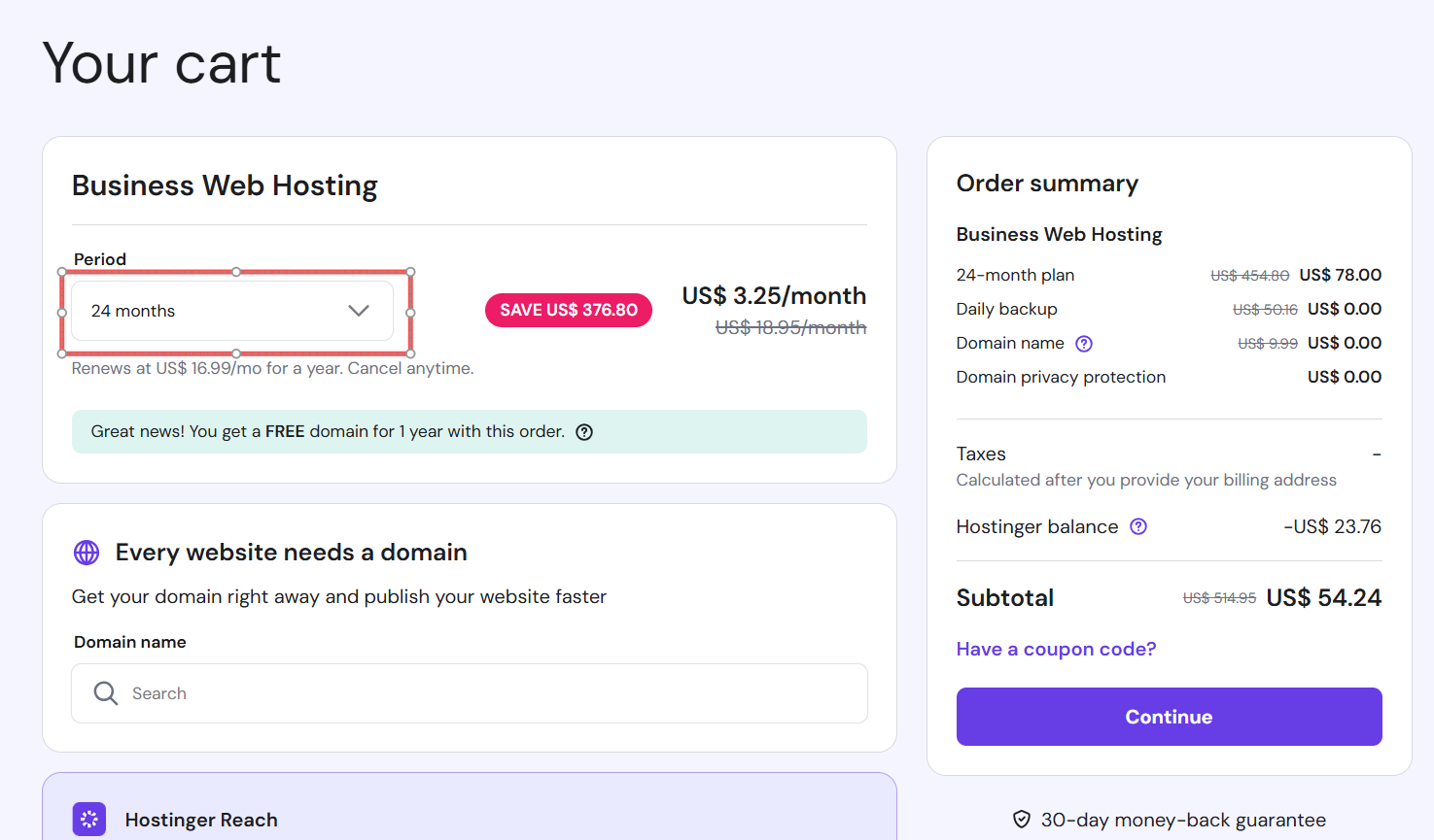 图片[5]-Hostinger 主机购买创建WordPress教程 (性价比高)-LyleSeo